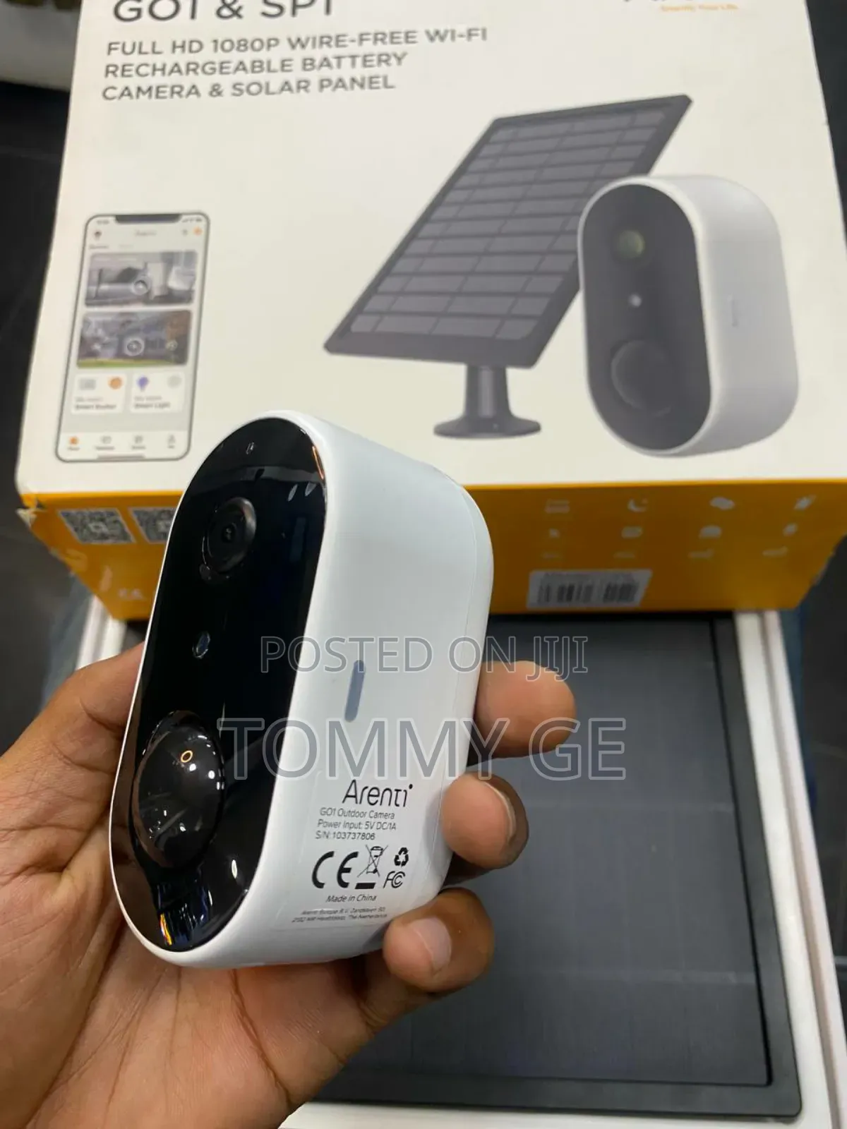 Arenti Battery Camera (With Solar Pannel)