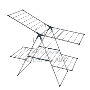 ተጣጣፊ ባለ አራት ክንፍ Clothes Drying Rack