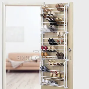 36 Pairs Over The Door Shoe Rack በቀላሉ የሚገጣጠም የሚነቃቀል