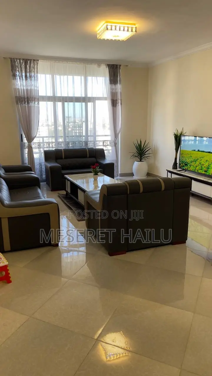 Furnished 3bdrm Apartment in 22, Bole for rent