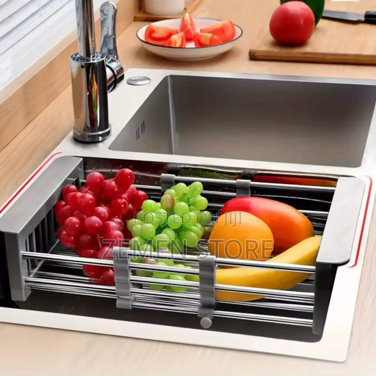 Multifunctional Drain Rack – Sink Organizer Storage