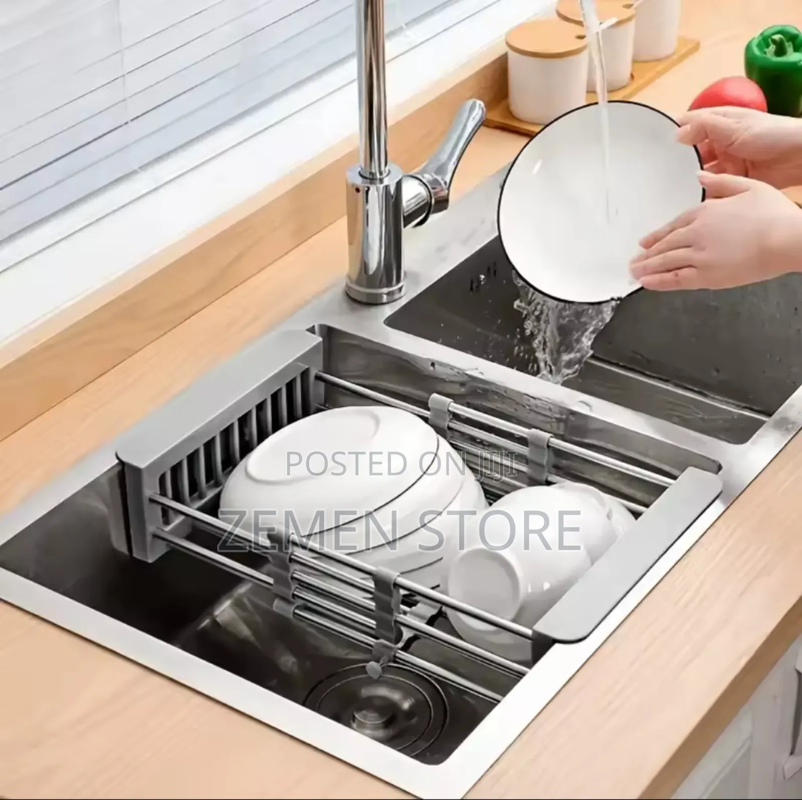 Multifunctional Drain Rack – Sink Organizer Storage