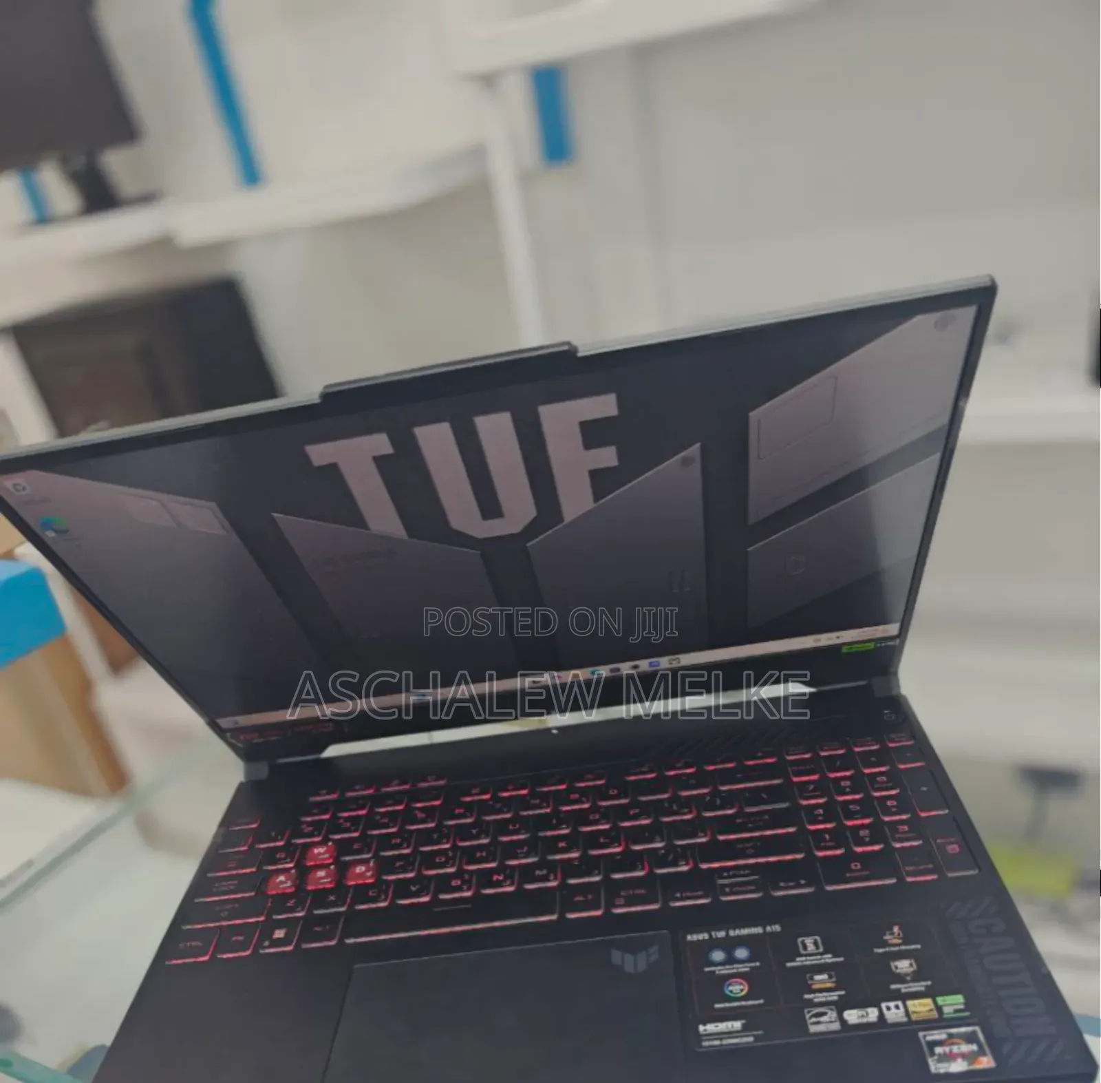 New Laptop Asus TUF Gaming A15 16GB AMD Ryzen 5 SSD 512GB
