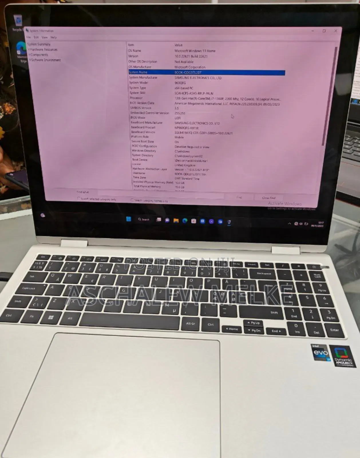 New Laptop Samsung NP-X360 16GB Intel Core I7 SSD 512GB