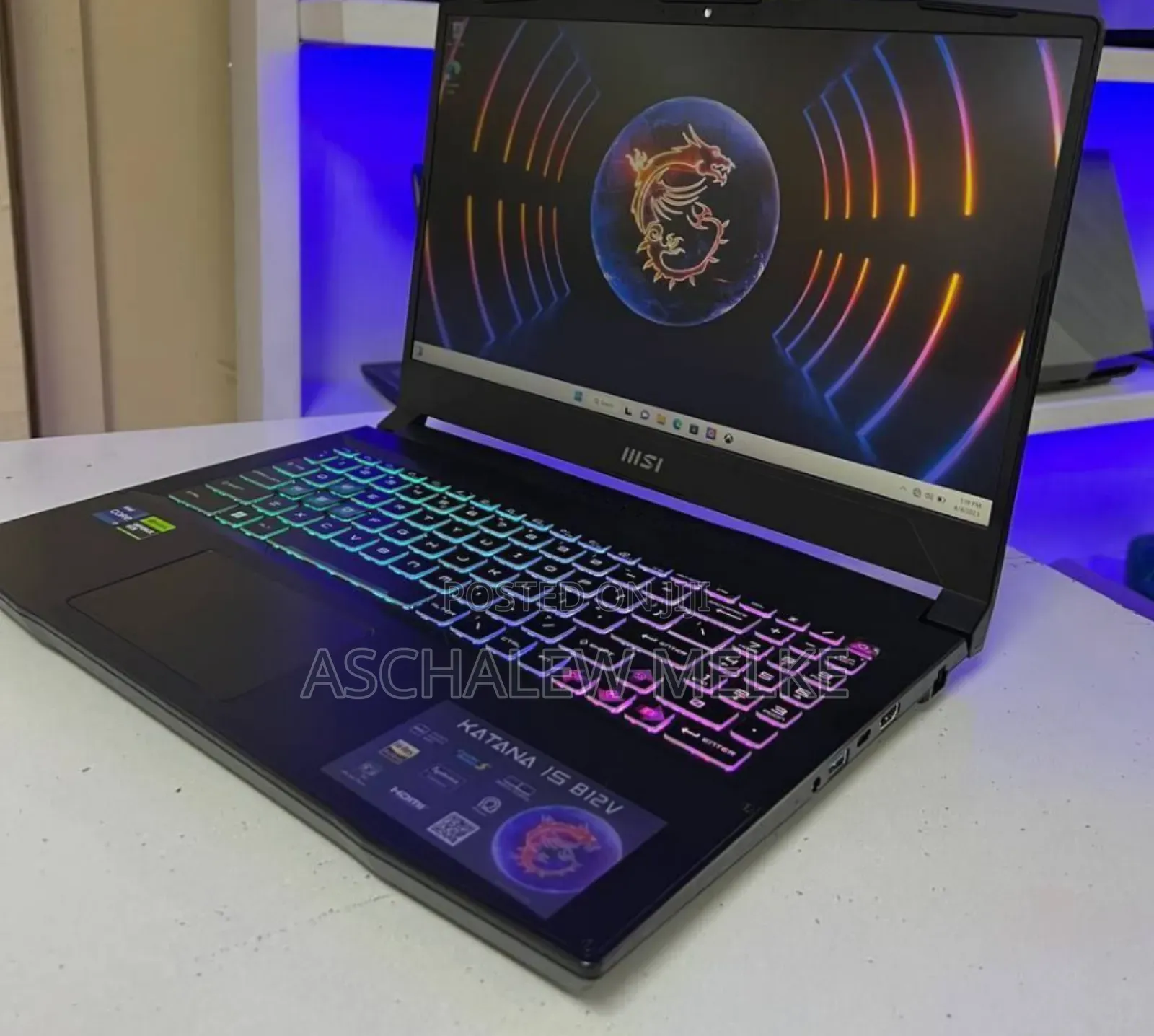 New Laptop MSI Katana 15 16GB Intel Core I7 SSD 512GB