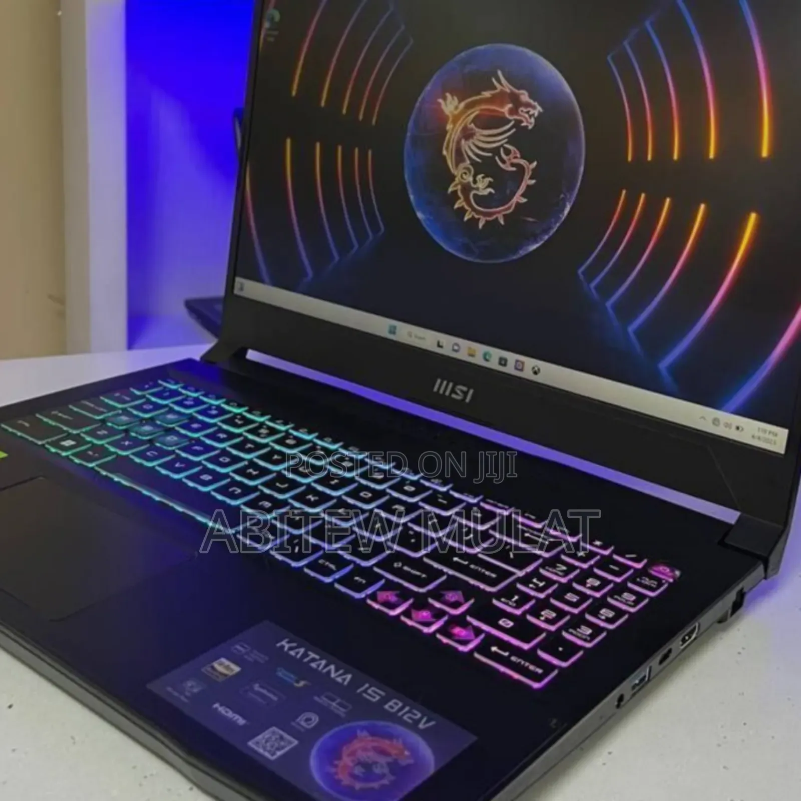 New Laptop MSI Katana 15 16GB Intel Core I7 SSD 512GB