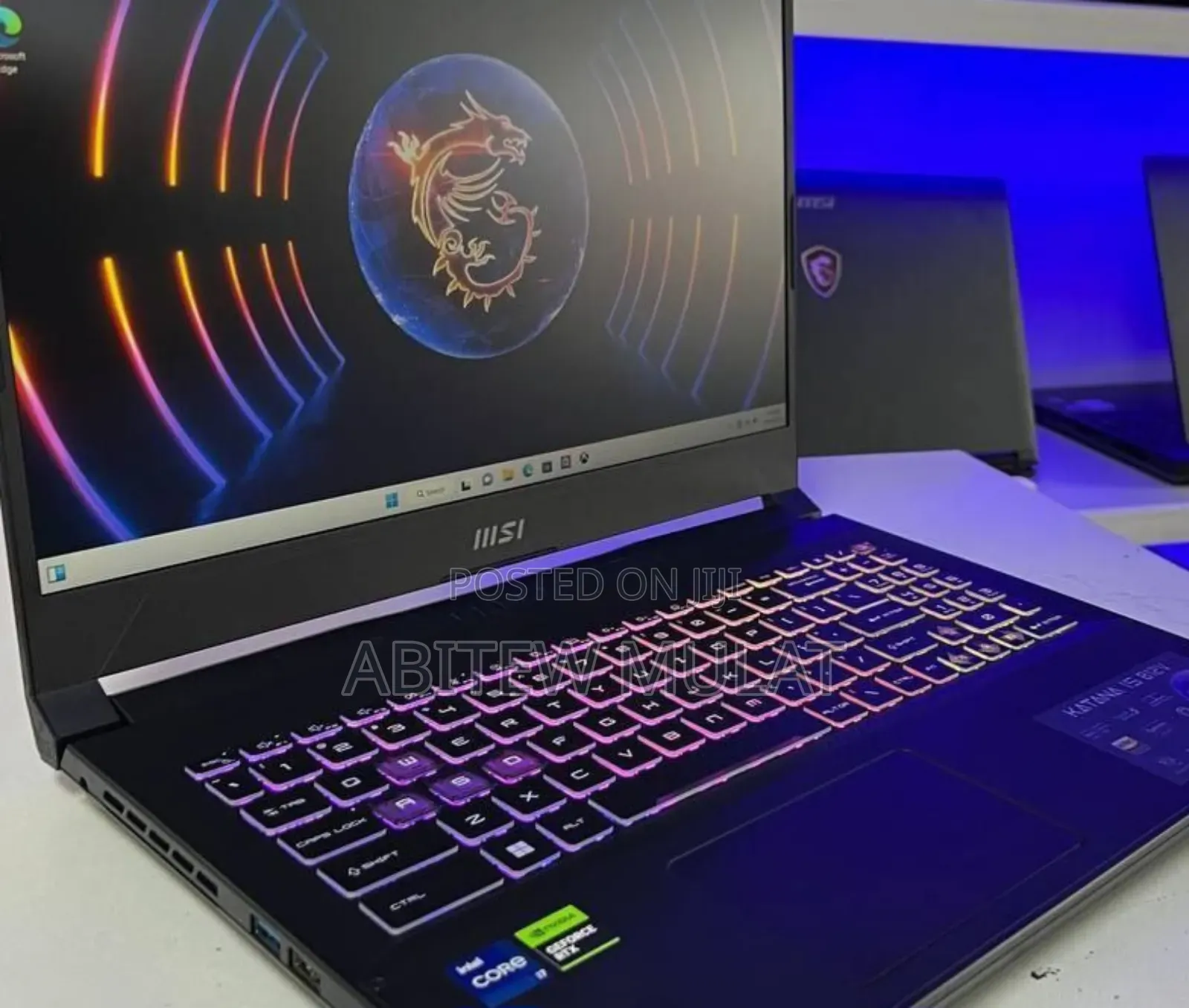 New Laptop MSI Katana 15 16GB Intel Core I7 SSD 512GB