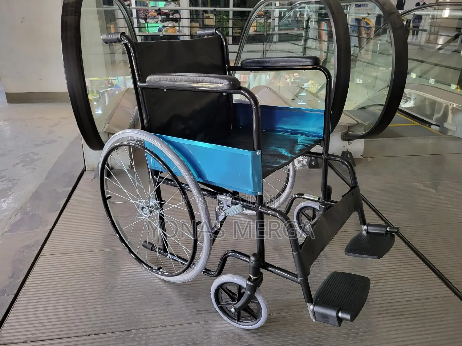 Wheelchair Elderly Wheelchair见47cm Wide Seat,Portable郁ዊልቼር