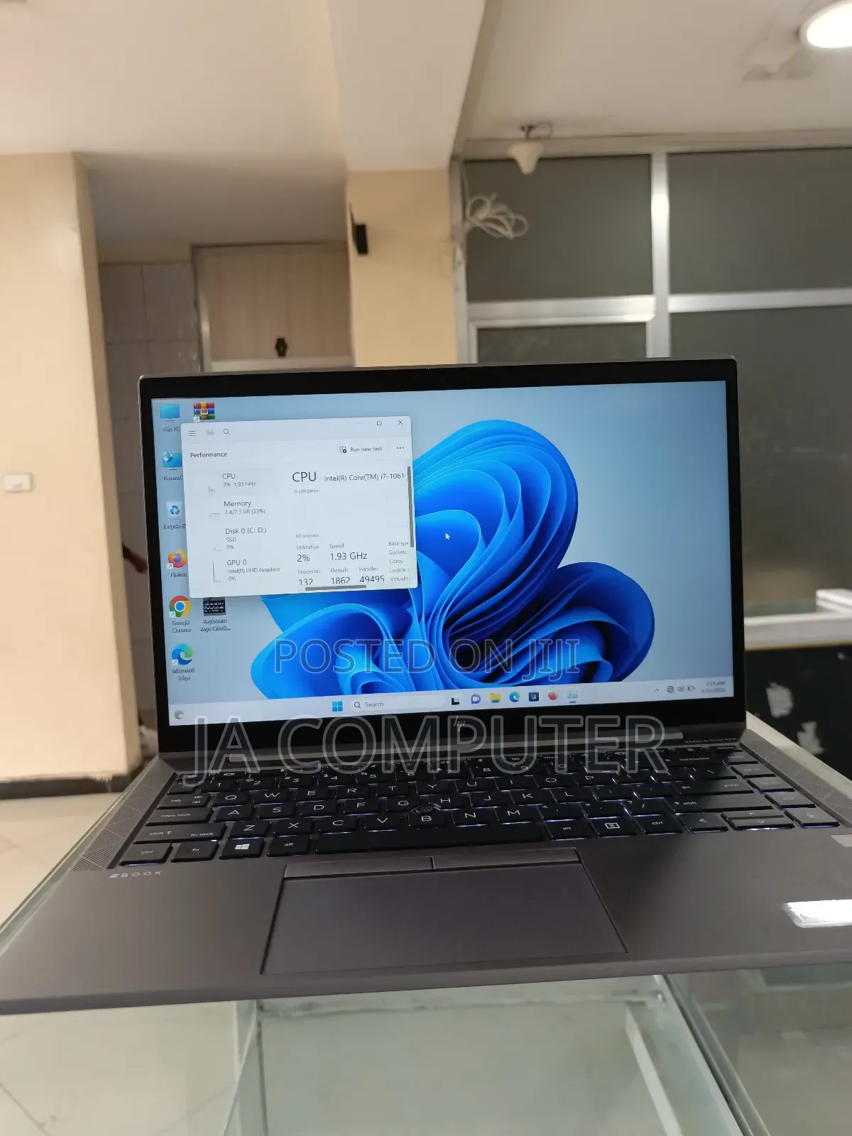 New Laptop HP ZBook Firefly 14 G7 16GB Intel Core I7 SSD 512GB