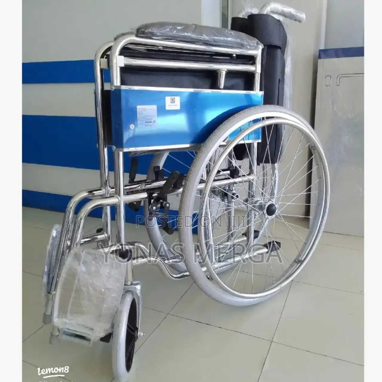 Portable Solid Tire Wheelchair芢folding Device Comfortale