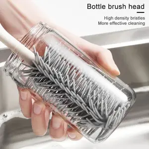 3in1 Silicone Bottle Cleaning Brush /ሲልክን ጡጦ ብሩሽ