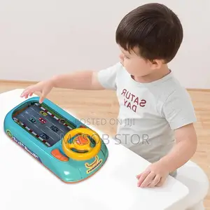 Photo - Driving Steering Wheel Toy, Spaceship/Car Racing