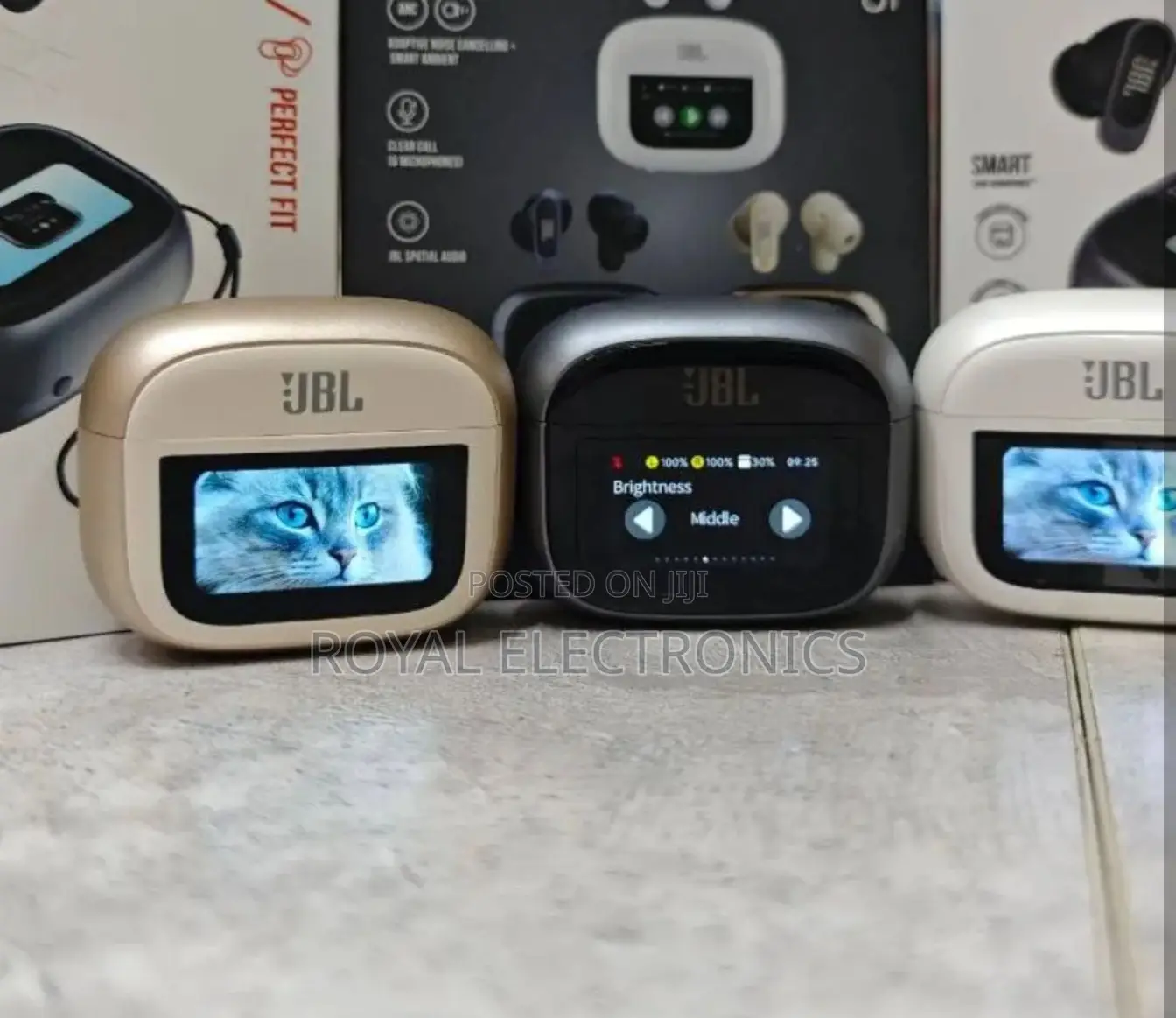 Original JBL TWS Earbuds With Smart Screen