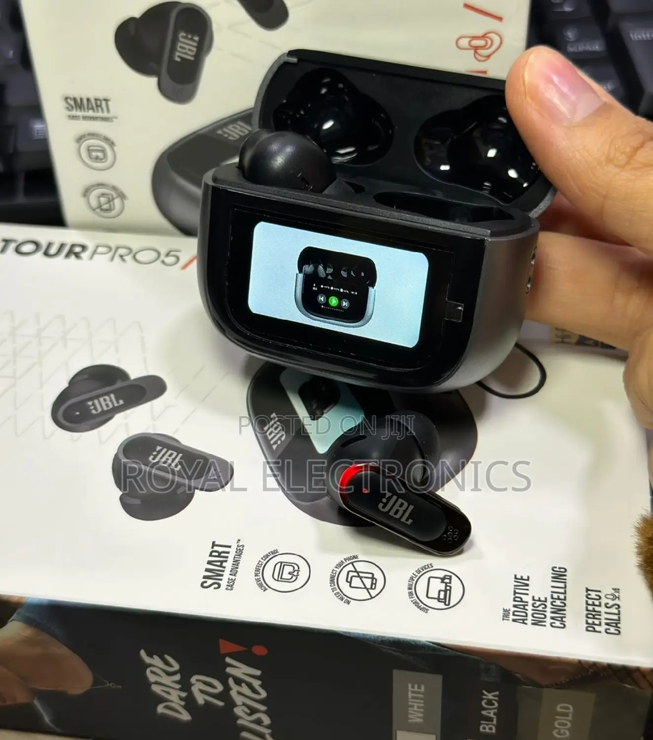 Original JBL TWS Earbuds With Smart Screen