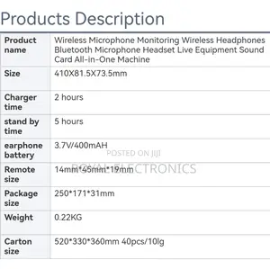 New Generation Live Broadcasting Soundcard Headset