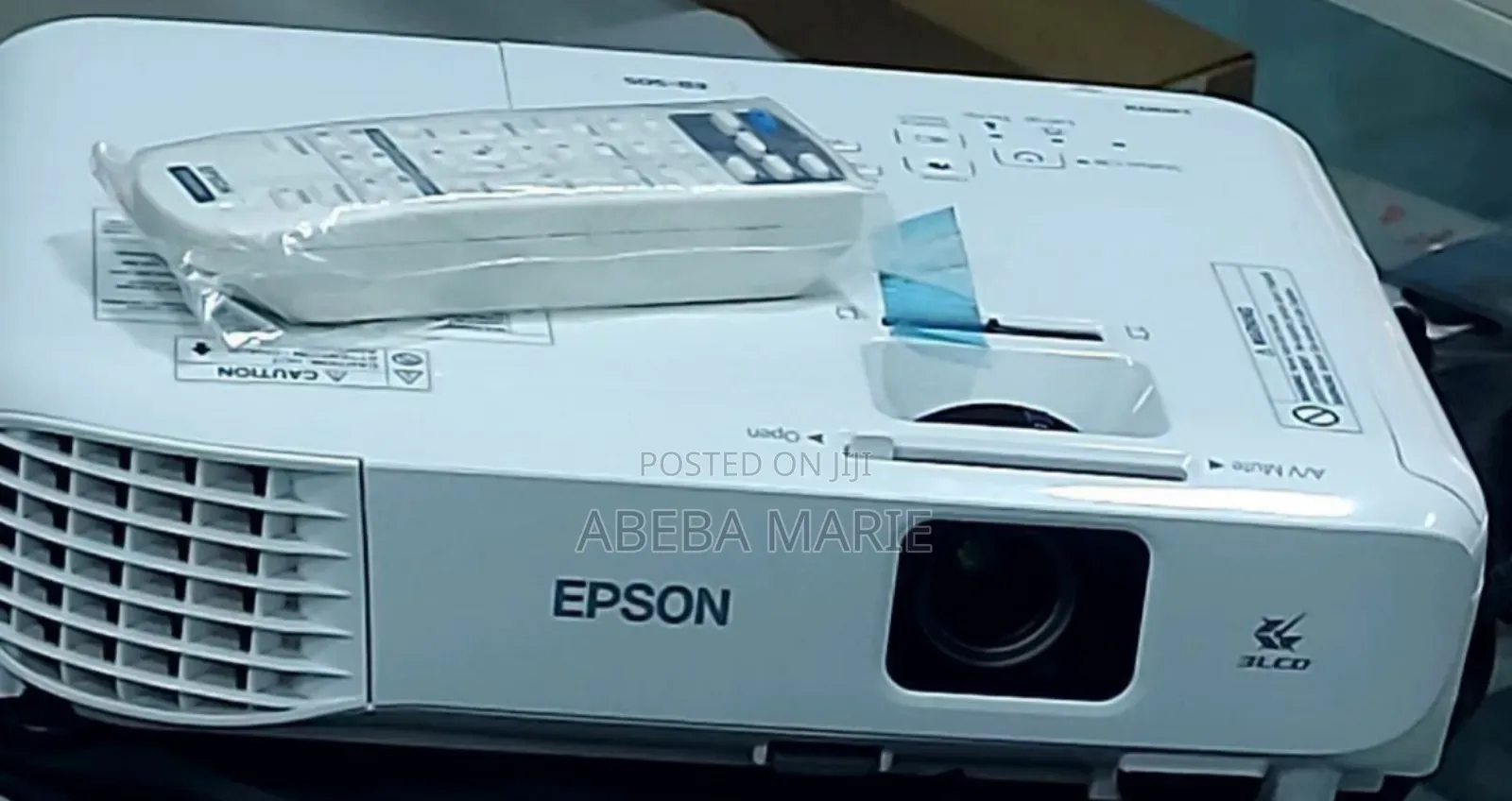 Epson Projector With Bag Remote Model Name: