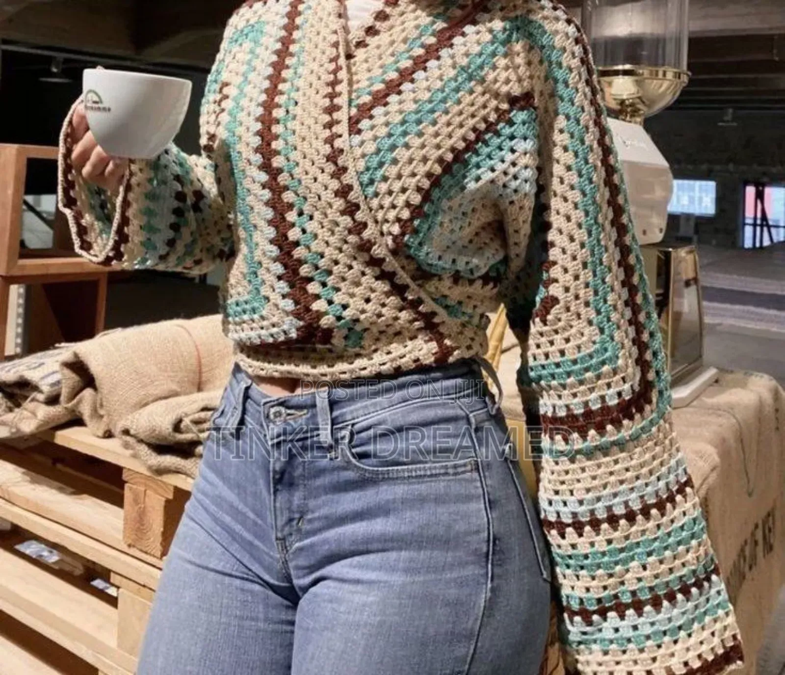 Crochet Hexagon Cardigan