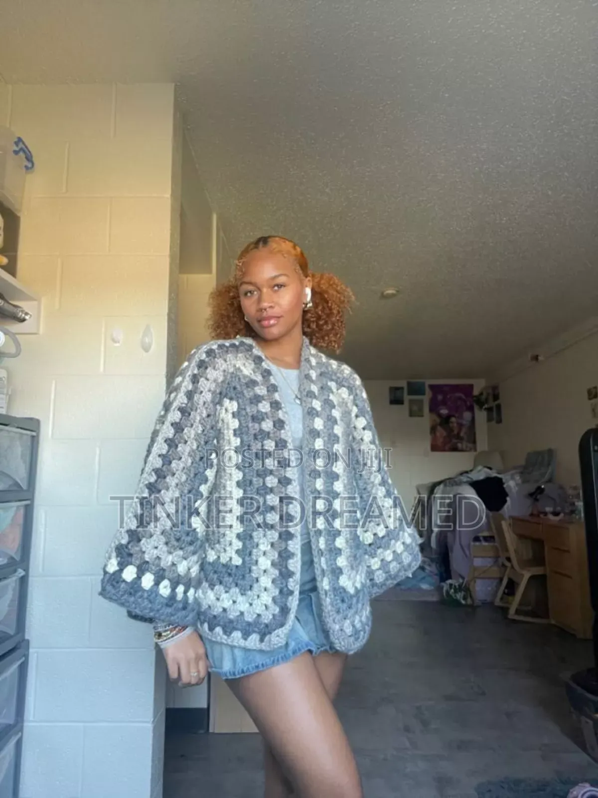 Crochet Hexagon Cardigan