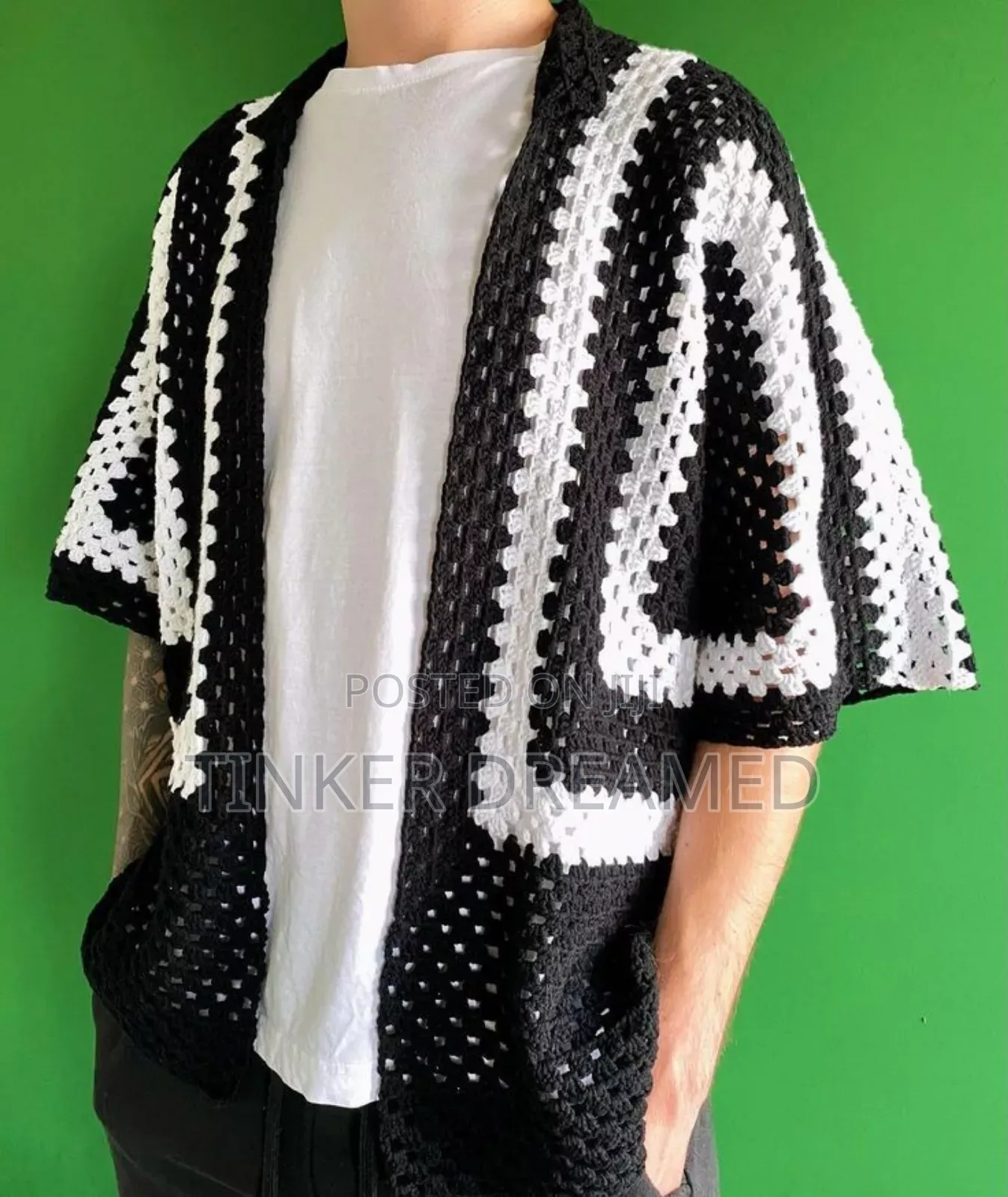 Crochet Hexagon Cardigan