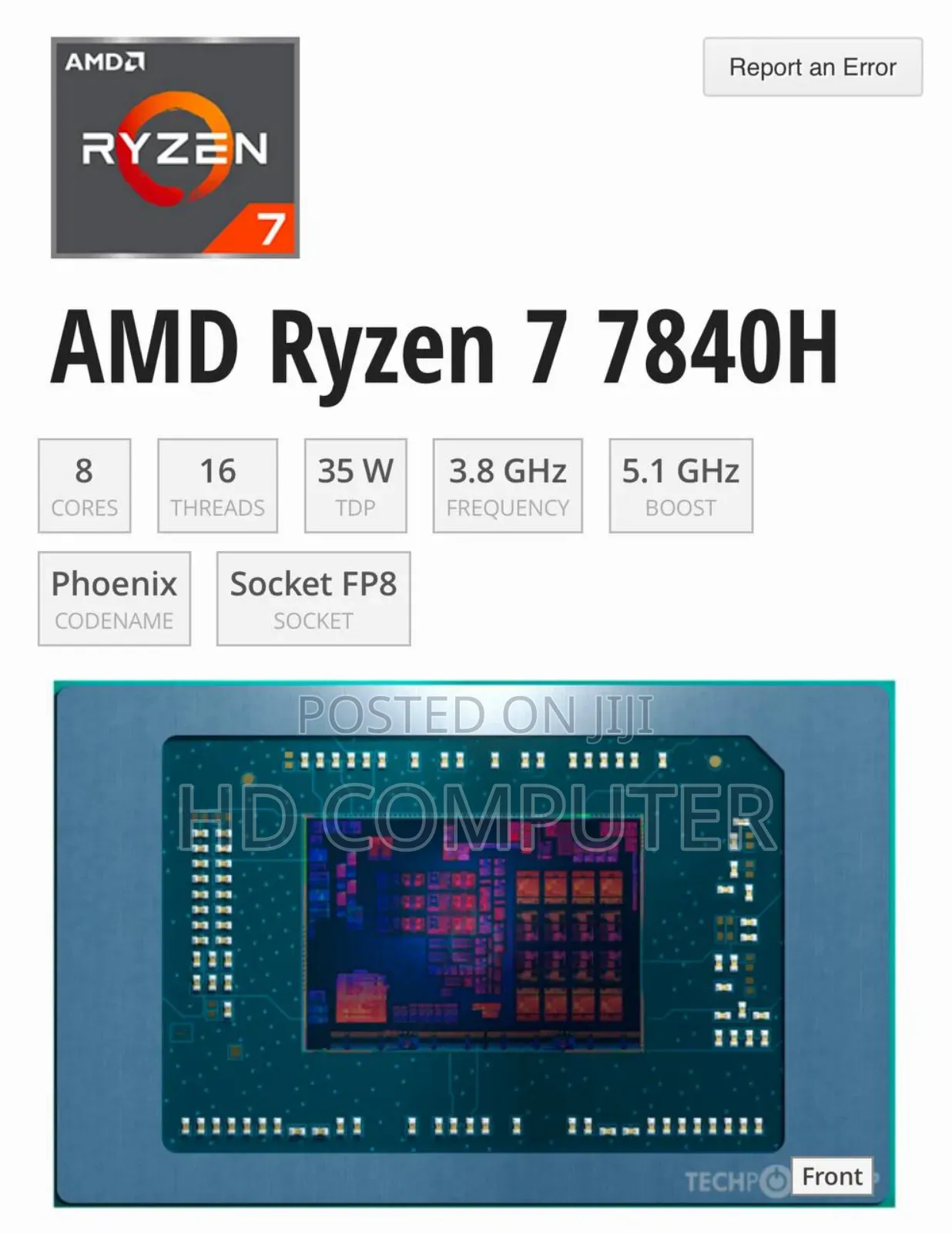 New Laptop HP Pavilion 15 16GB AMD Ryzen 7 SSD 512GB