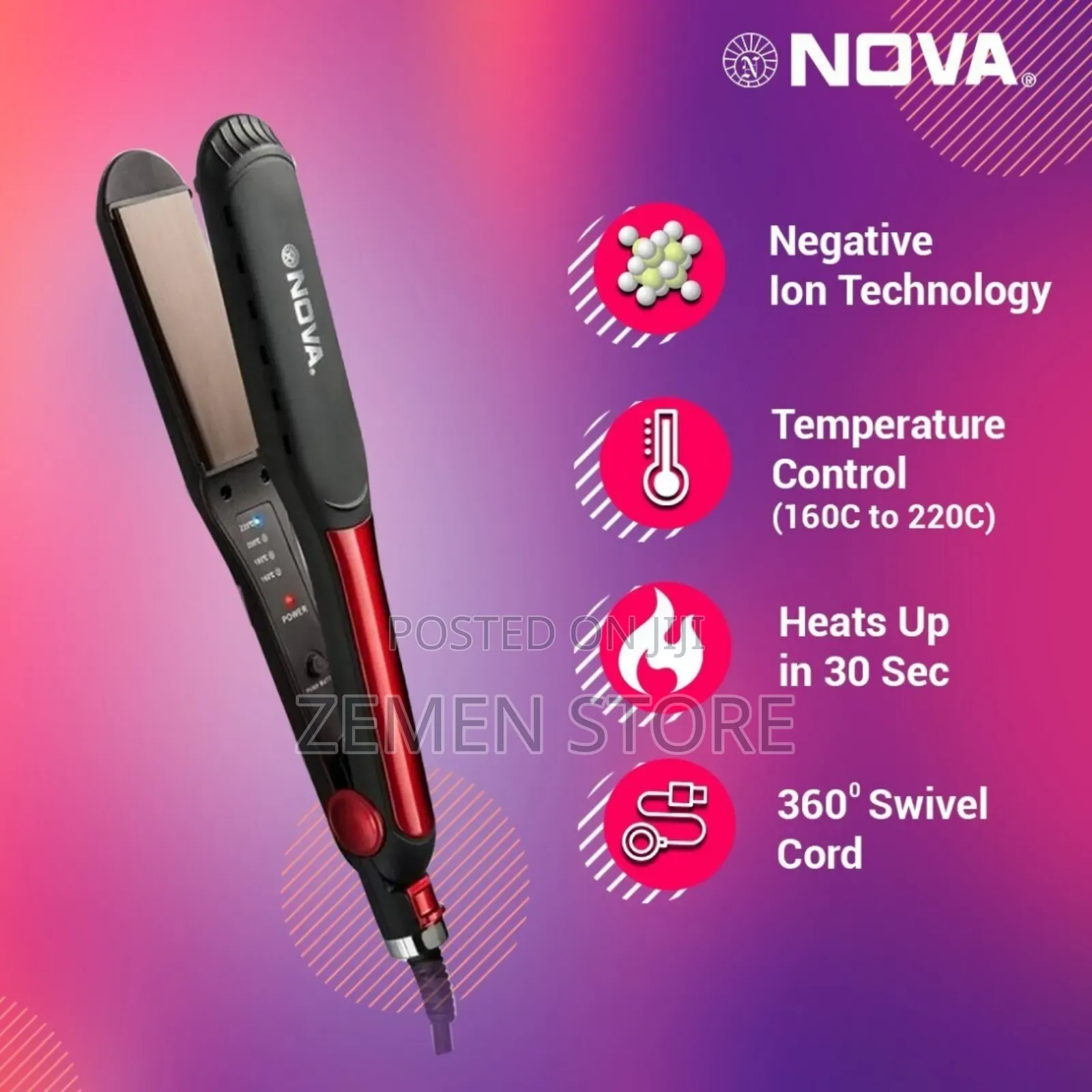 Nova Professional Hair Straightener