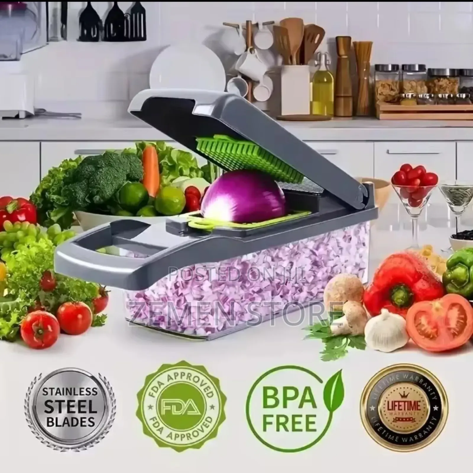 16-in-1 Multipurpose Vegetable Cutter – Fast Easy Prep