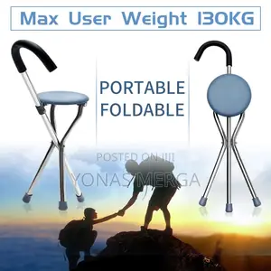 Nonslip Walking Cane for Elderly協walking Stick歺three-Legged