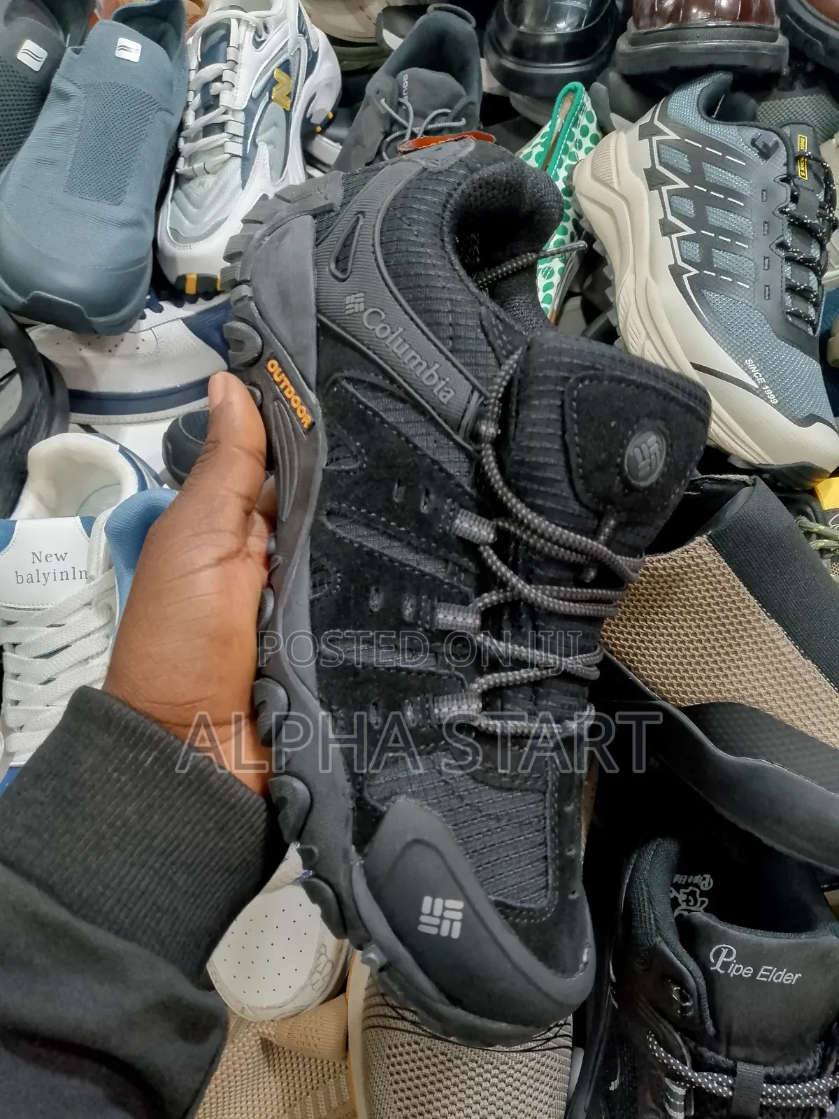 Colombia Black Color Water Proof Shoes for You