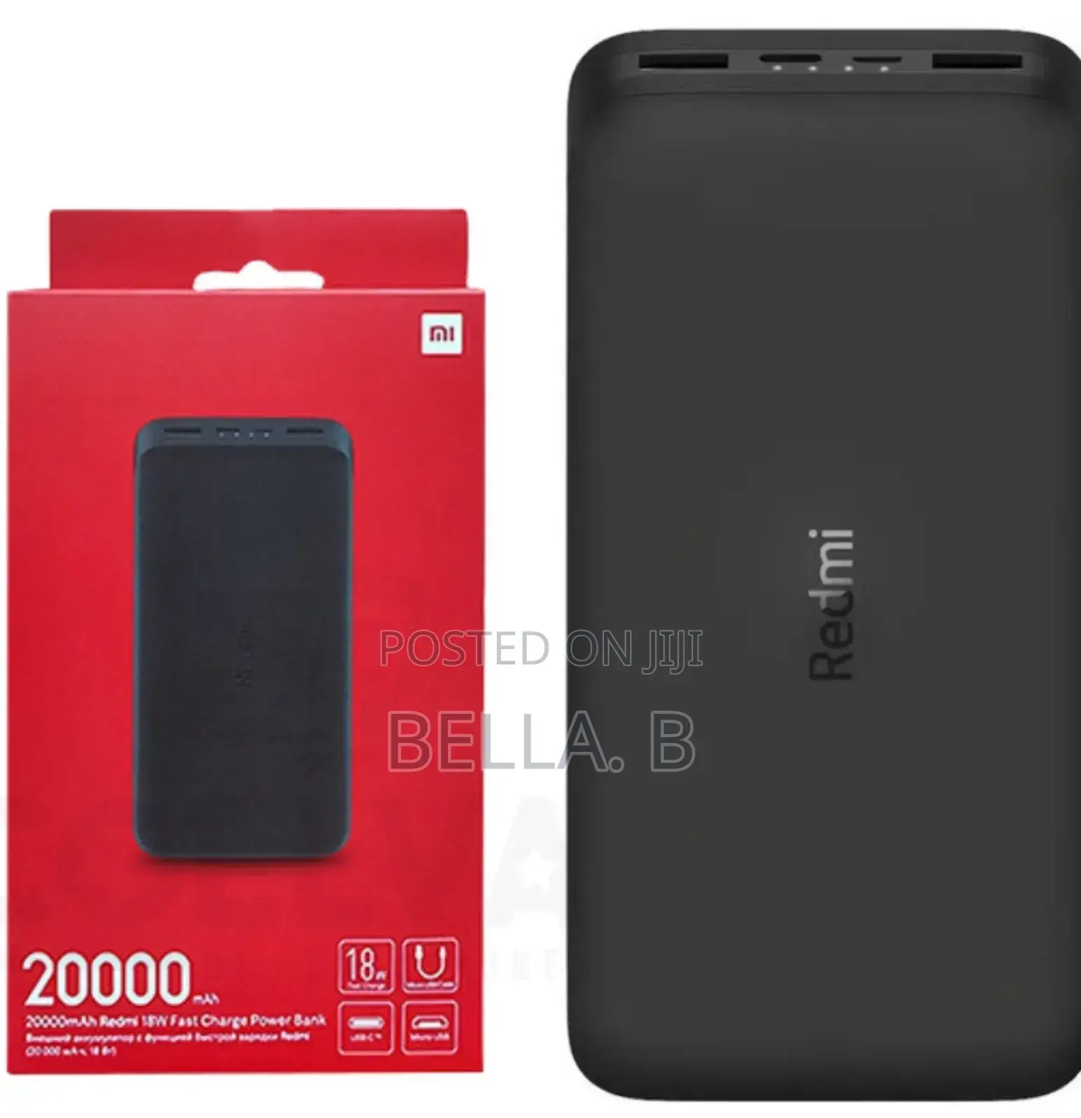 Redmi Power Bank Sleek and Stylish Design