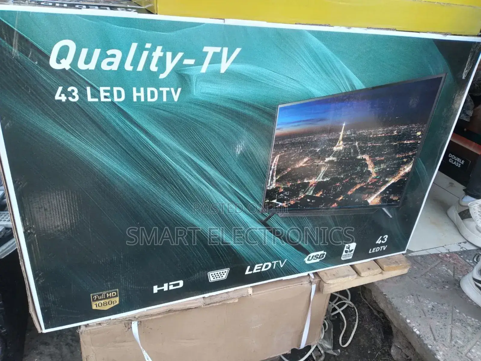 Quality 43 Inch Smart Uhd Tv Double Glass Smart Android