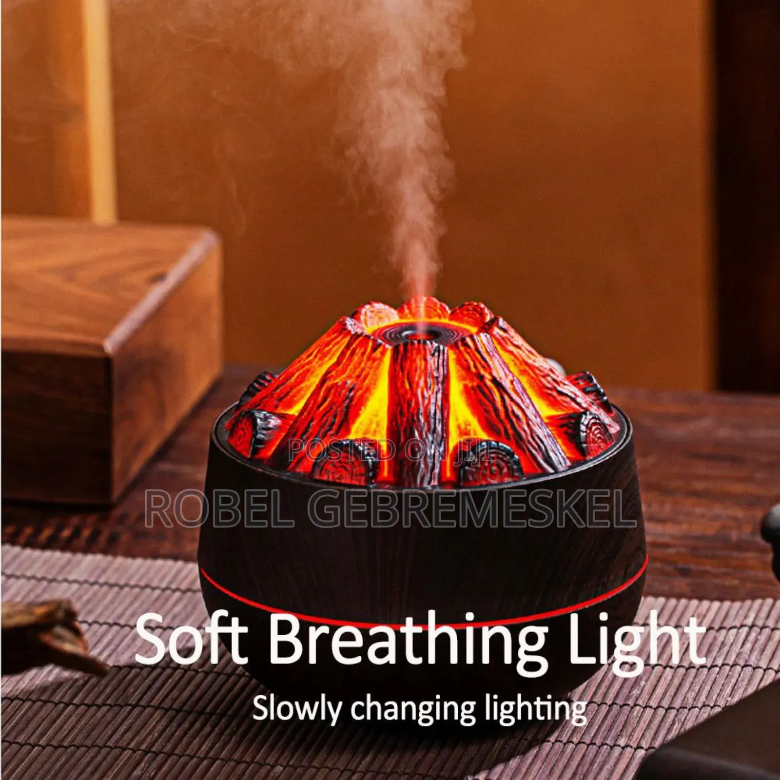  Charcoal Fire Humidifier
 በኤሌክትሪክ የሚሰራ 
ለቤት መልካም መዓዛ