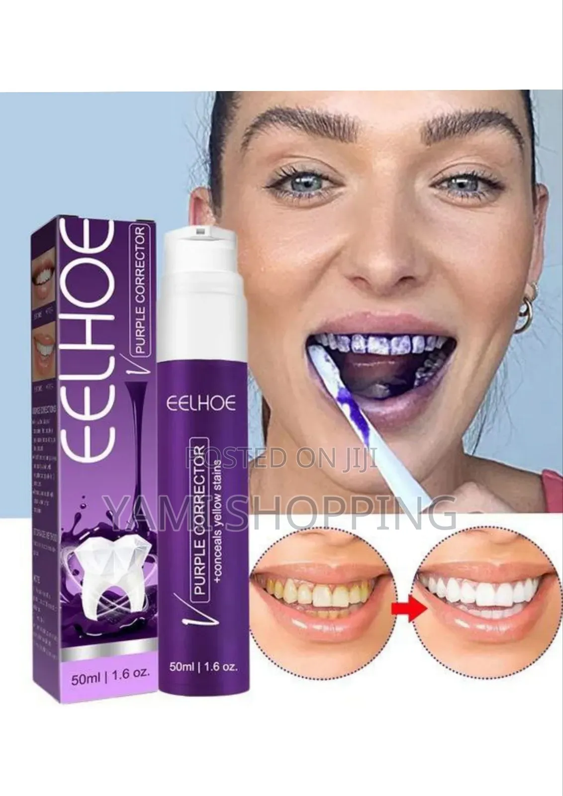 Eelhoe Purple Tooth Whitening Paste