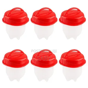 Photo - 6 Pieces Silicone Egg Cup Cooker