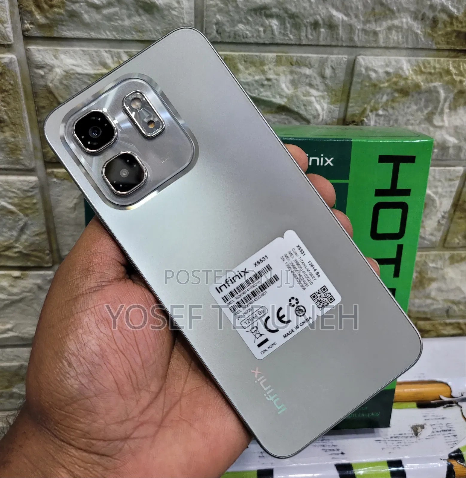 New Infinix Hot 50i 128 GB Silver