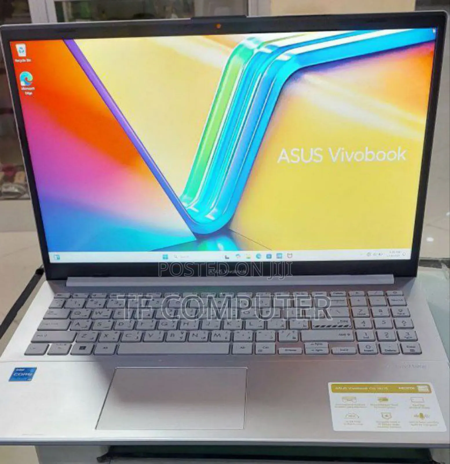 New Laptop Asus VivoBook 15 X505BA 8GB Intel Core I3 SSD 256GB