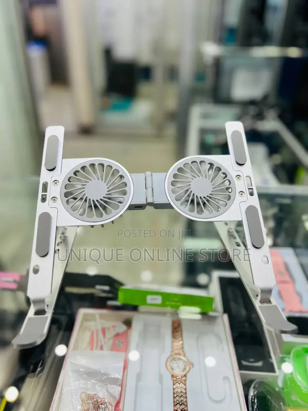 Laptop Cooler Stand With Led Dual Fan