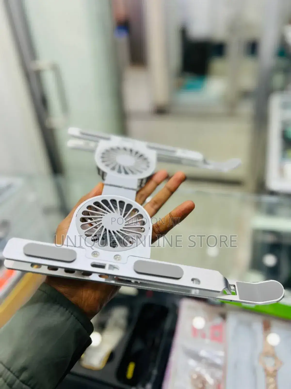 Laptop Cooler Stand With Led Dual Fan