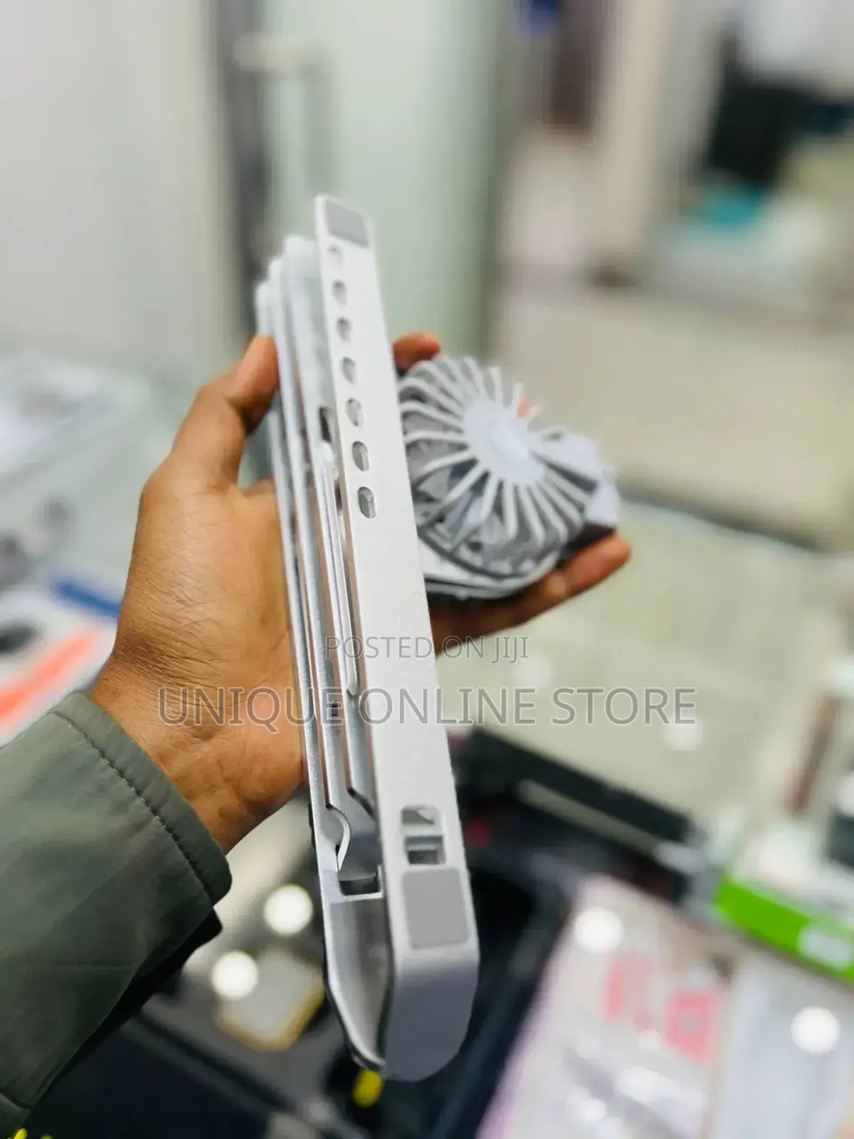 Laptop Cooler Stand With Led Dual Fan