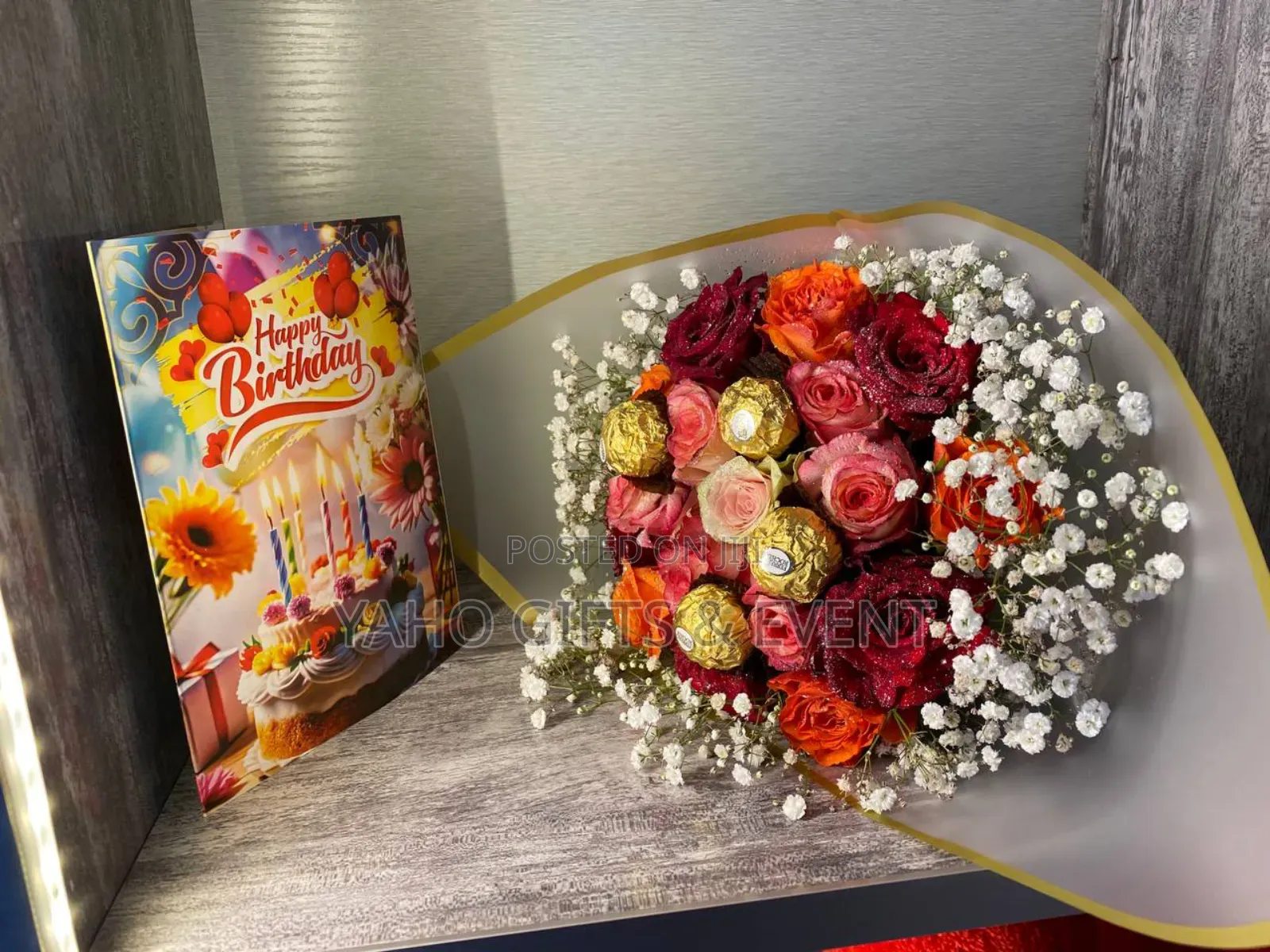 Flower  Chocolate  Gift