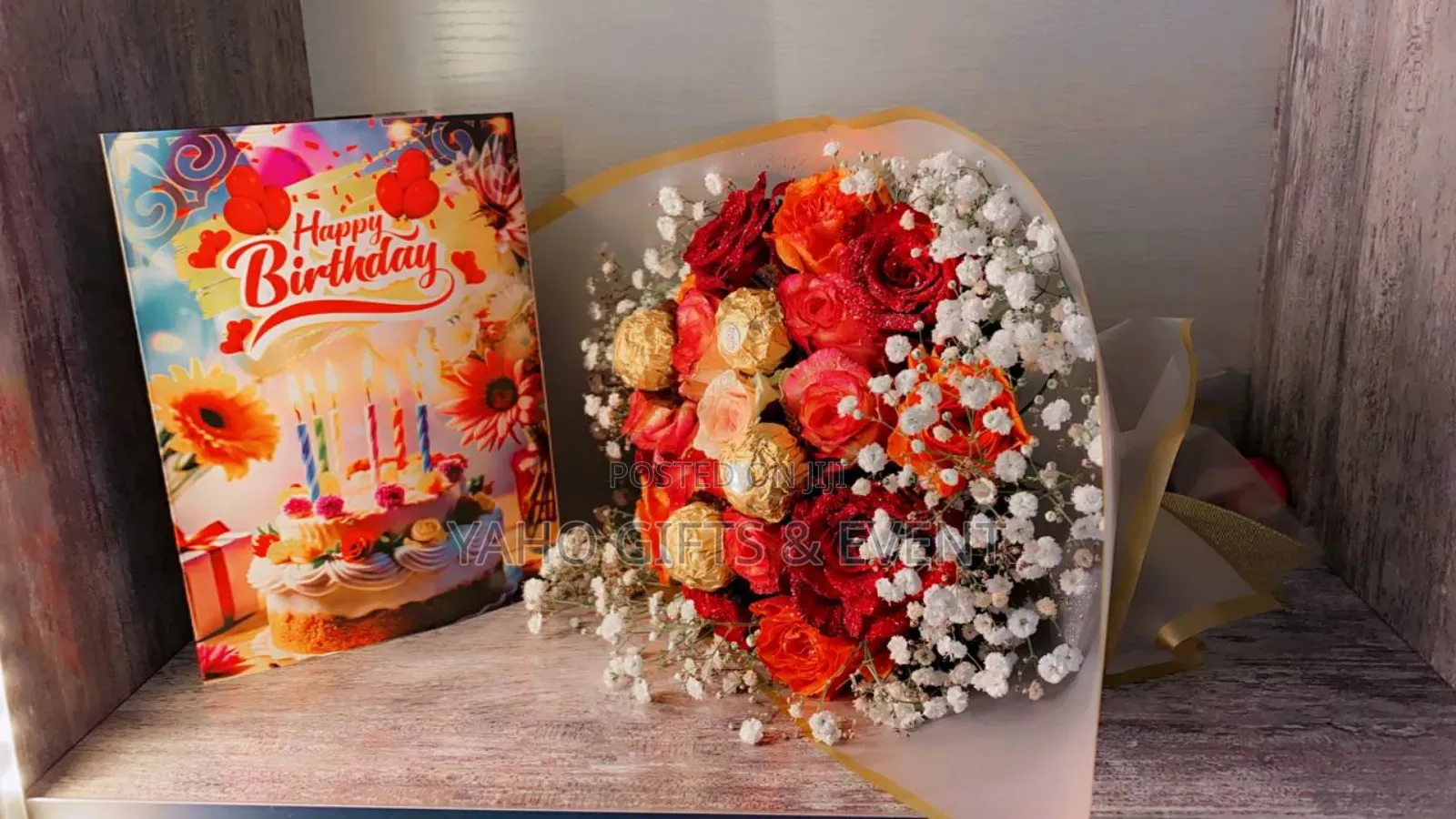 Flower  Chocolate  Gift