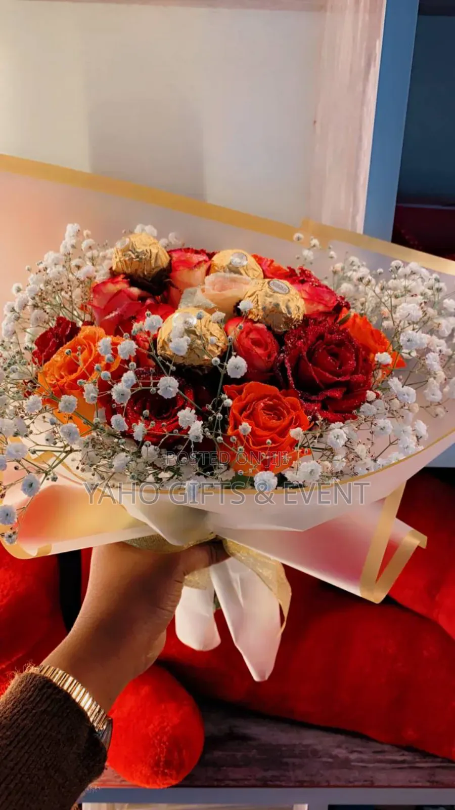 Flower  Chocolate  Gift