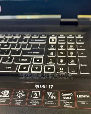 New Laptop Acer Nitro 17 16GB AMD Ryzen 7 SSD 1T