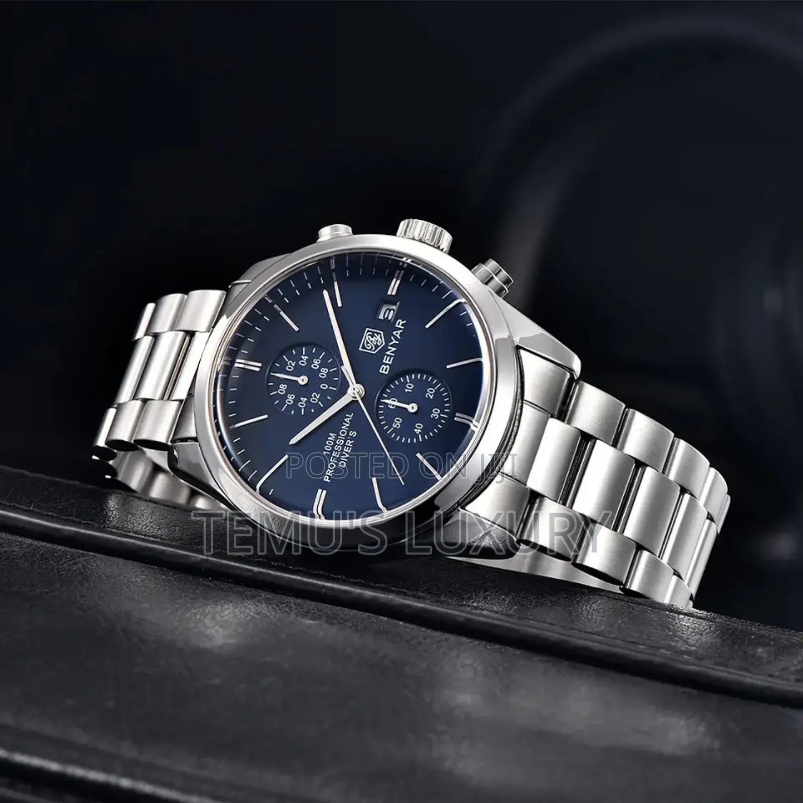 BENYAR New Top Luxury Men Watches Moon Watch for Men