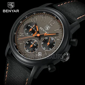 Photo - BENYYAR Men's Stainless Steel Band Waterproof WATCH