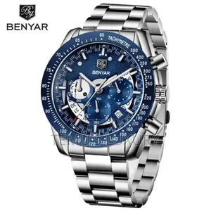 BENYAR Classic Business Full Steel Watches Men Wrist Watch