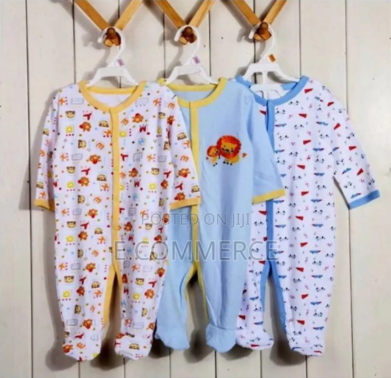 3-Piece Newborn Baby Foot Wrapped Jumpsuit