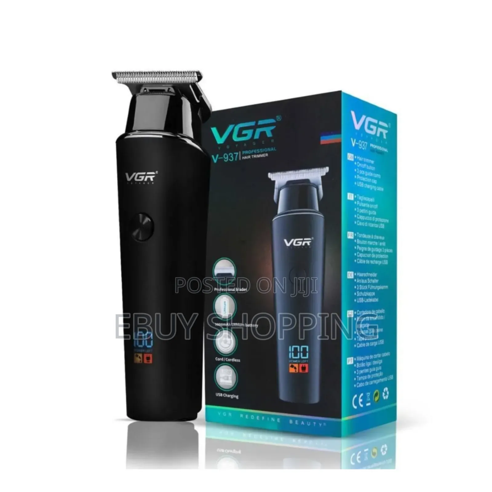 **High-Speed Motor Trimmer – VGR v-937 for Quick Styling**