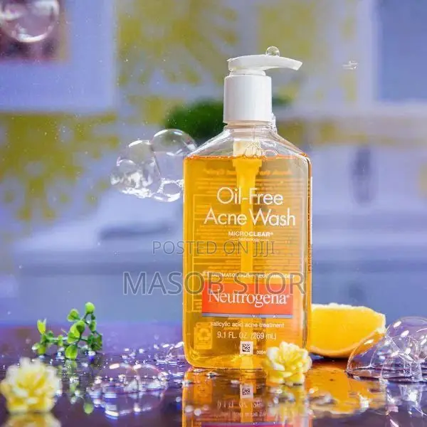  Neutrogena Oil-Free Acne Wash Facial Cleanser / የፊት መታጠቢያ
