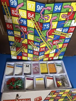 Photo - Educational Board Game: ሞኖፓሊና ስኔክ •Monopoly/Snakes Ladders