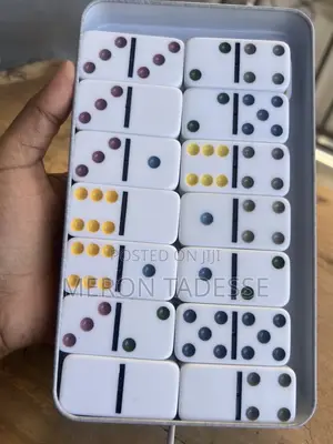 Photo - Create Memories Sharpen Minds! Ceramic Dominoes Game ዶሚኖስ